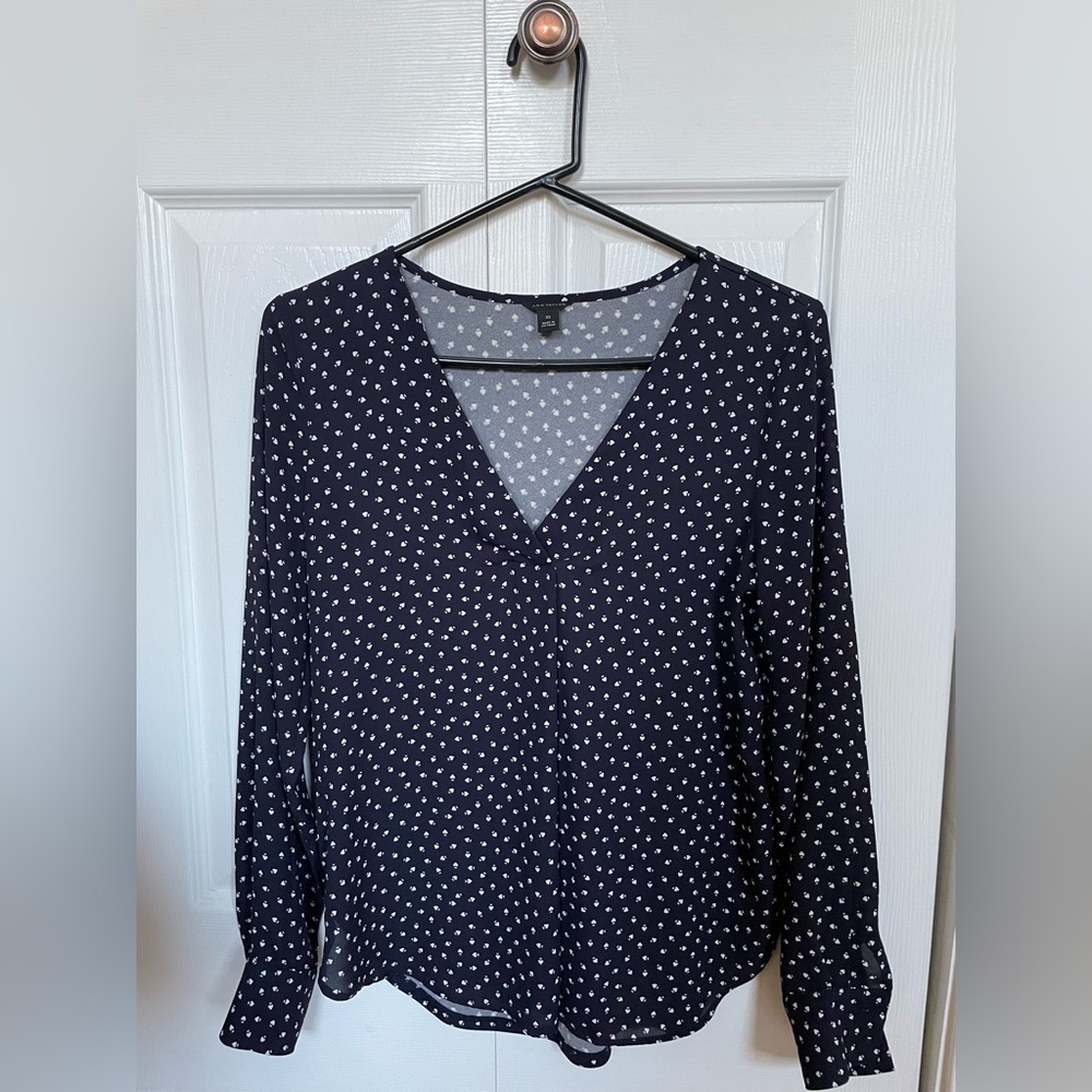 Cute printed long sleeve top
